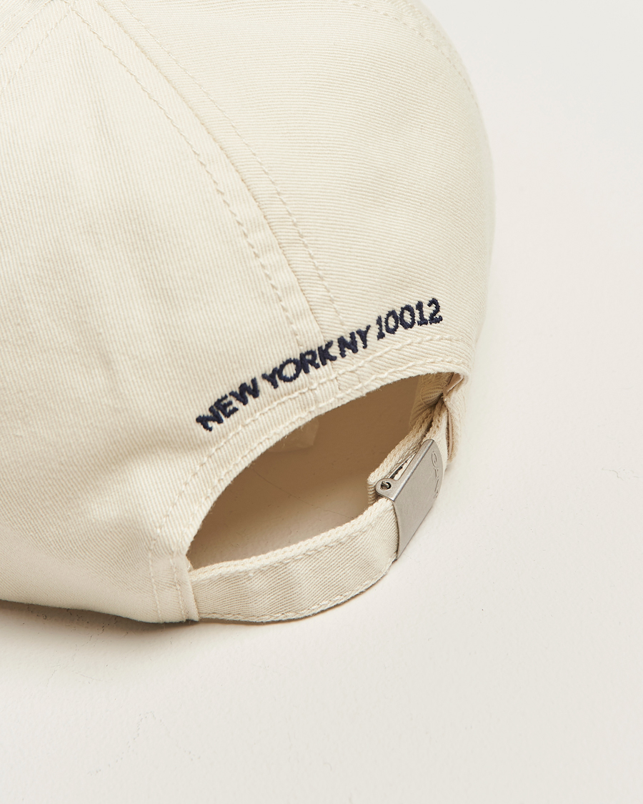 Herr | Hattar & kepsar | GANT 240 Mulberry Street | Washed Twill Cap Cream