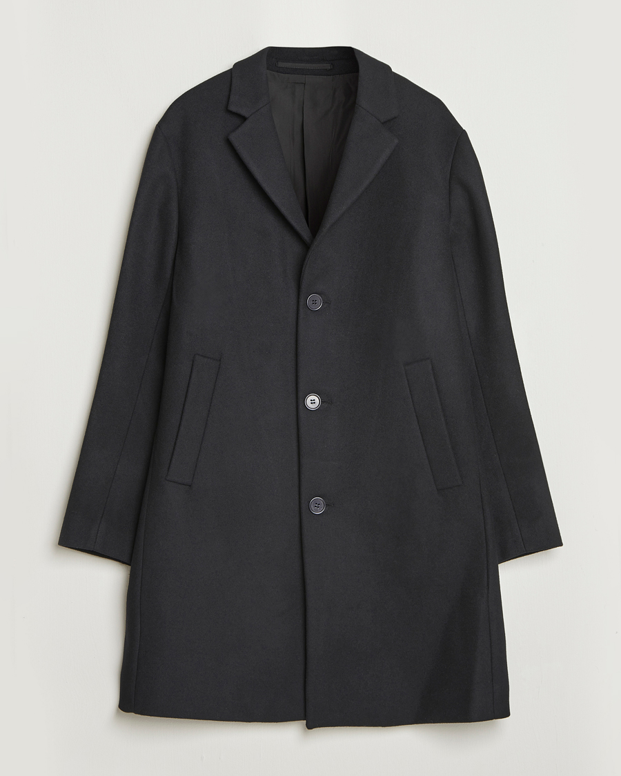 Herr | Jackor | NN07 | Austin Wool Coat Black