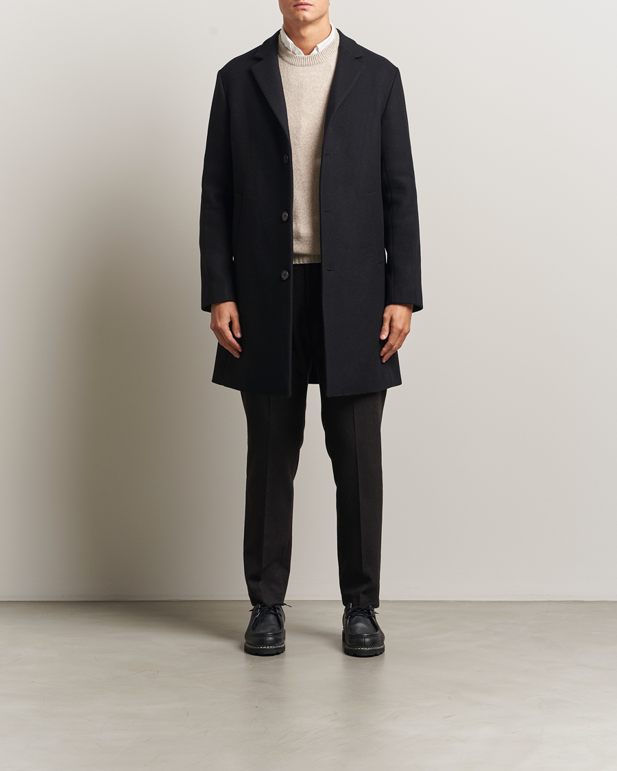 Herr | Jackor | NN07 | Austin Wool Coat Black