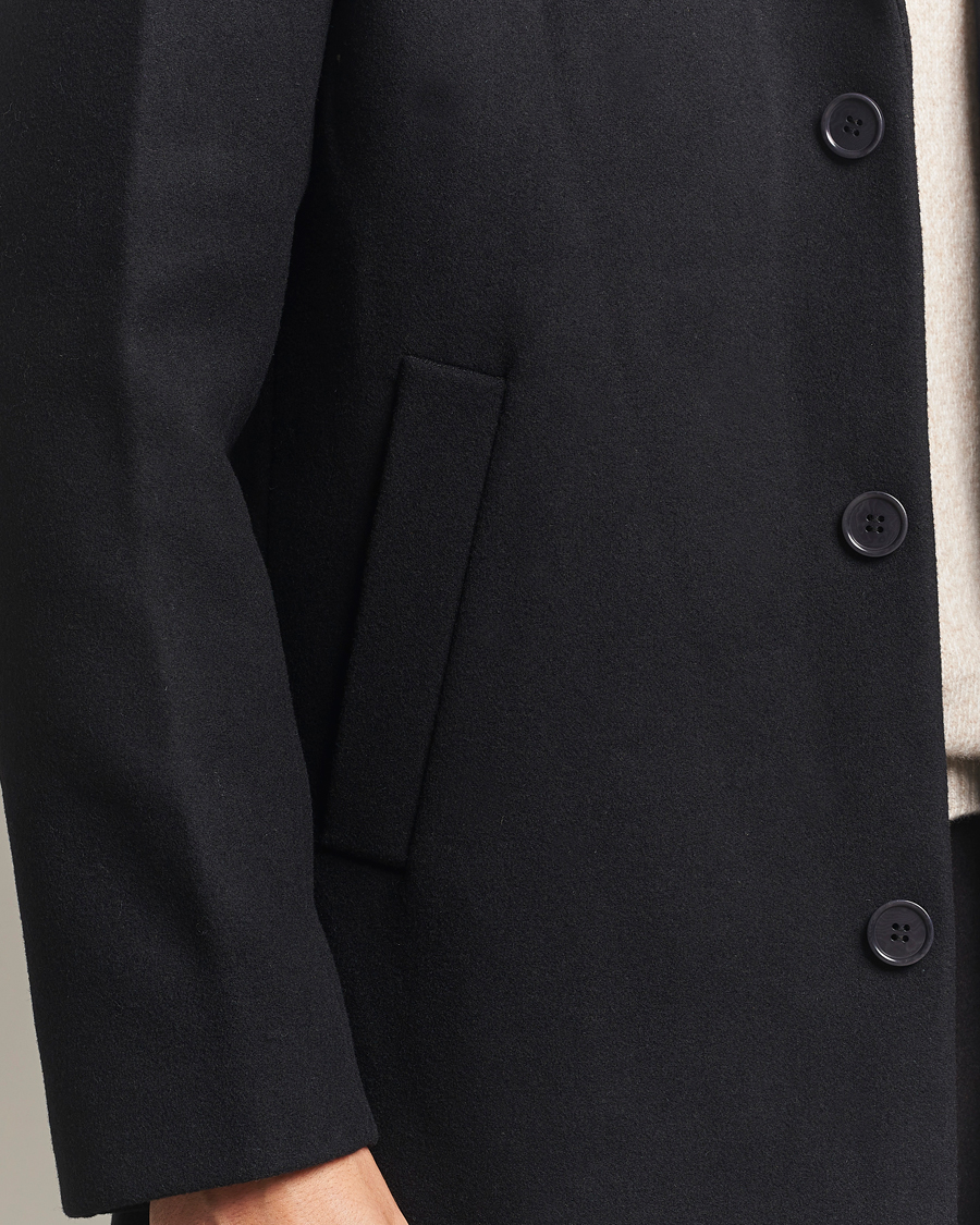 Herr | Jackor | NN07 | Austin Wool Coat Black