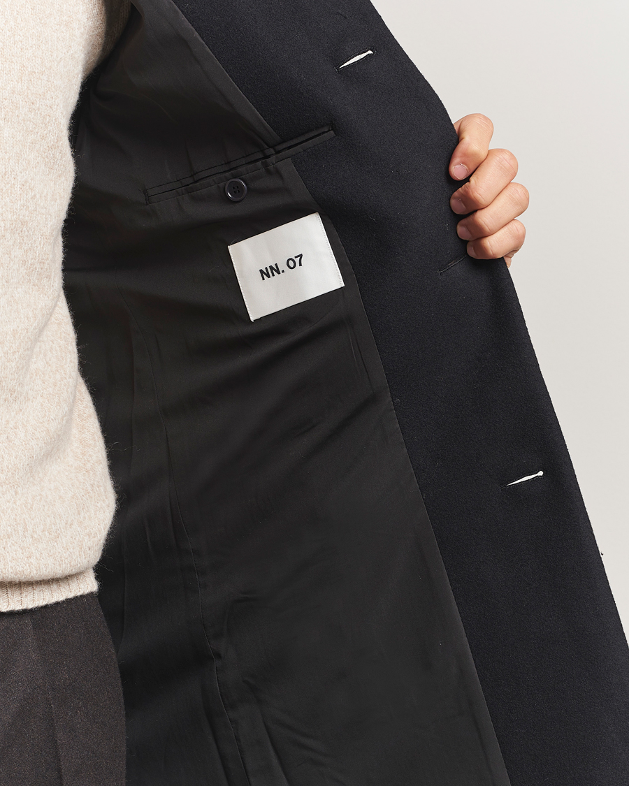 Herr | Jackor | NN07 | Austin Wool Coat Black