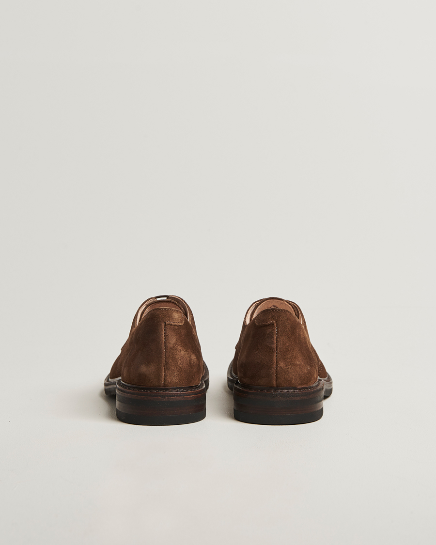 Herr | Derbys | Astorflex | Carlflex Moc Toe Dark Khaki Suede