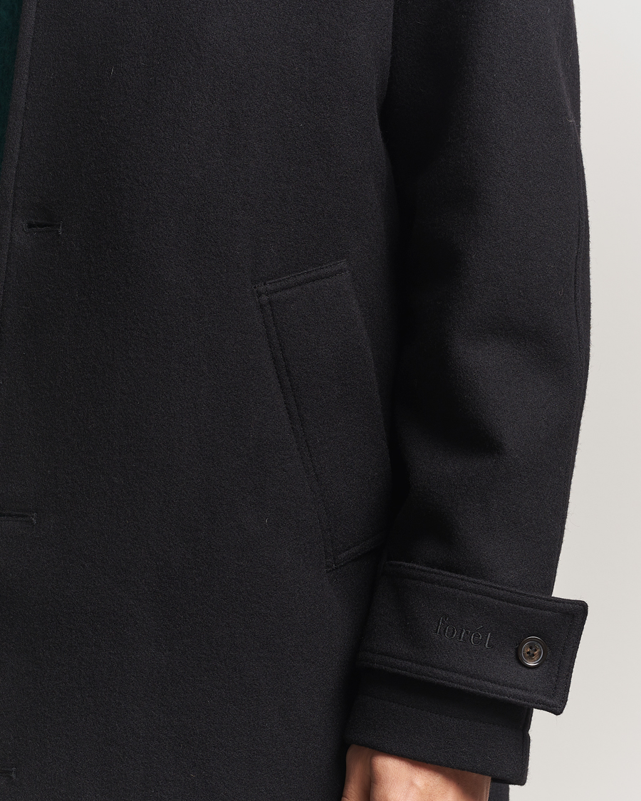 Herr | Jackor | Forét | Pine Wool Coat Black