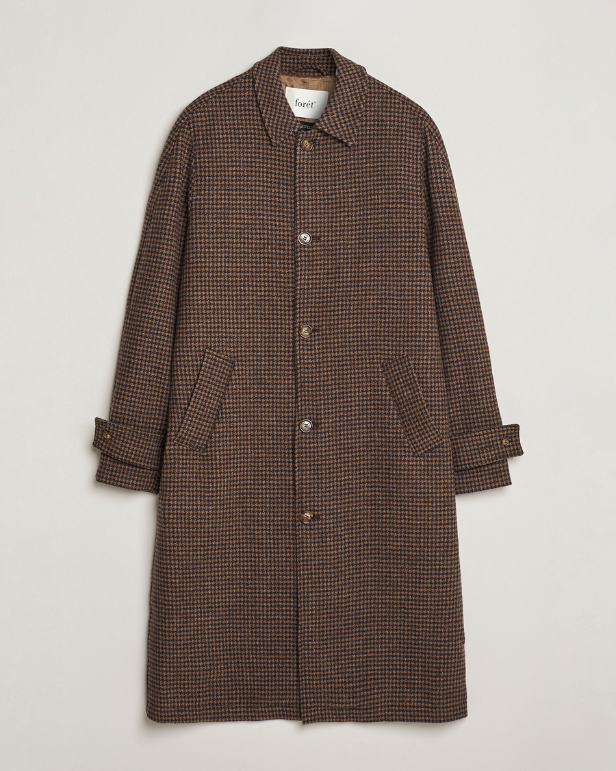 Herr | Jackor | Forét | Pine Wool Coat Brown