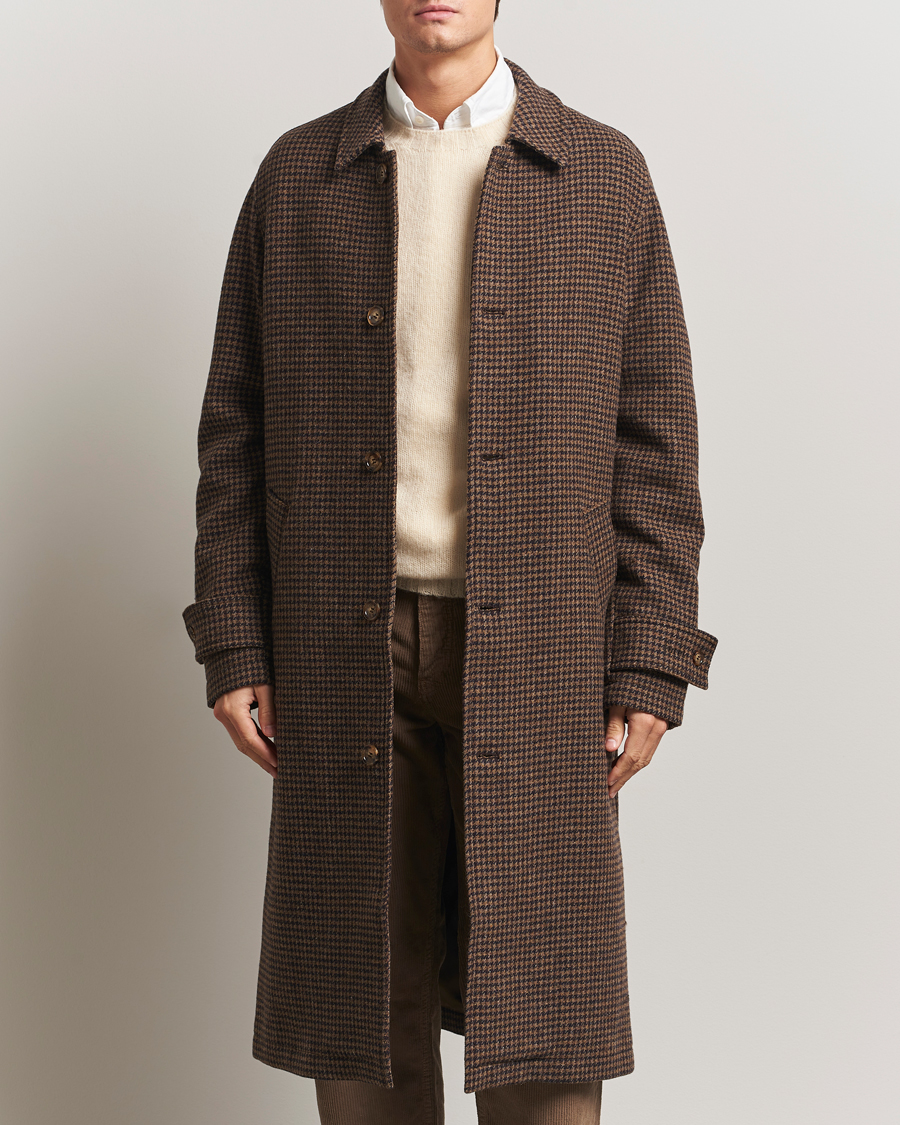 Herr | Jackor | Forét | Pine Wool Coat Brown