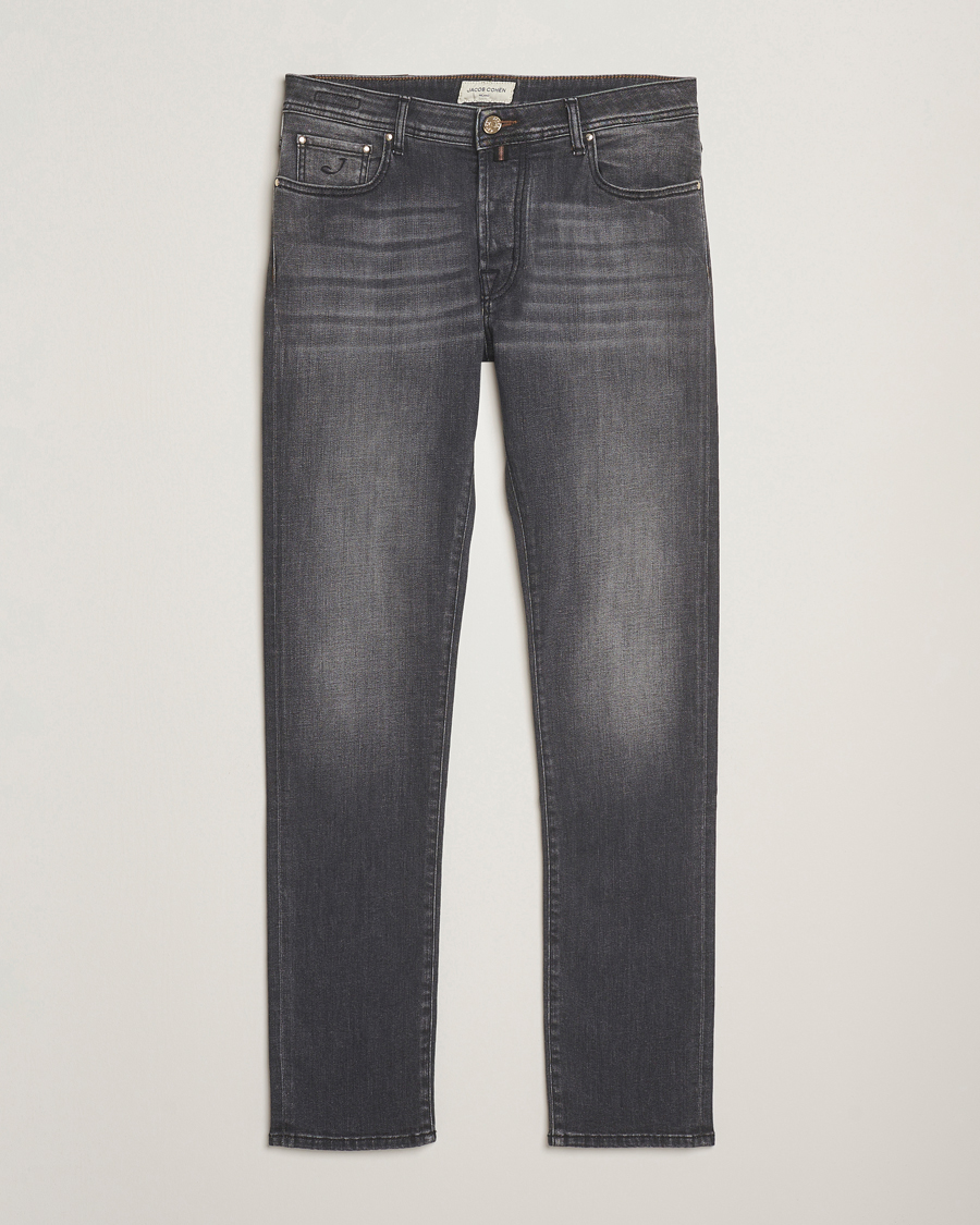 Herr | Jeans | Jacob Cohën | Bard Slim Fit Stretch Jeans Grey