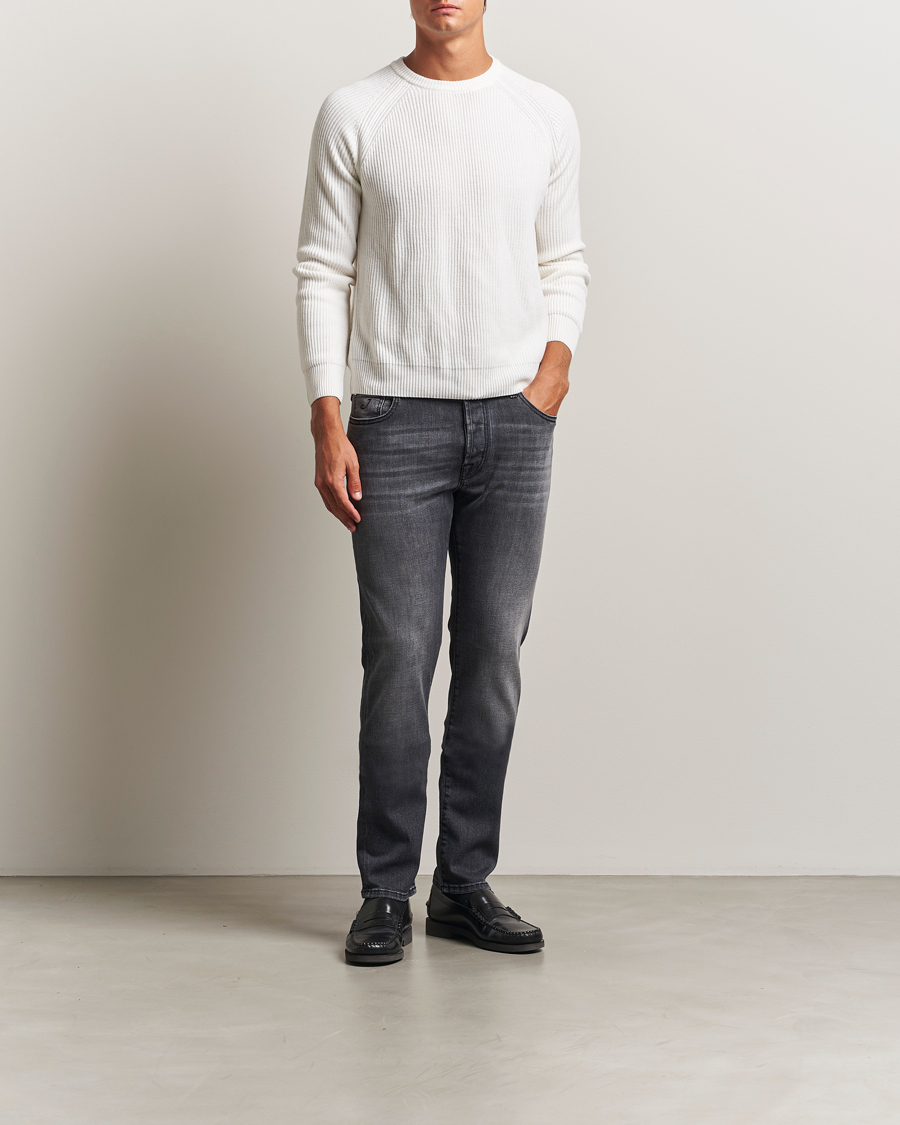 Herr | Jeans | Jacob Cohën | Bard Slim Fit Stretch Jeans Grey