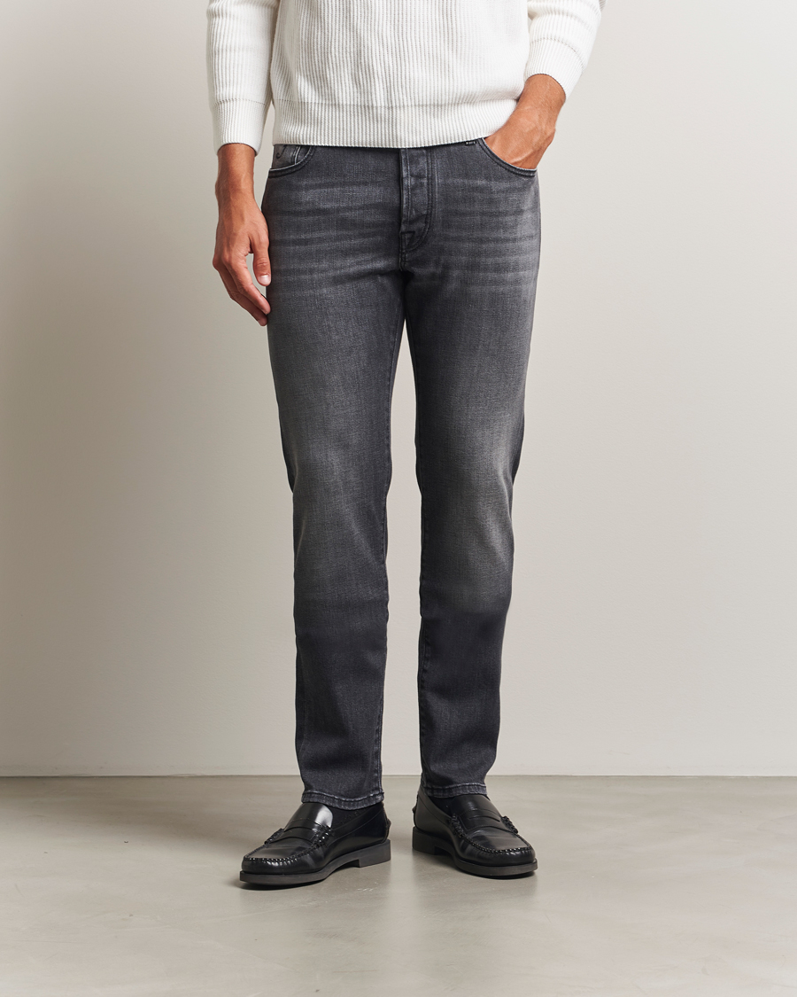 Herr | Jeans | Jacob Cohën | Bard Slim Fit Stretch Jeans Grey