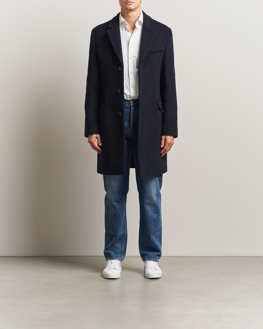 Herr | Jackor | Filippa K | William Wool Coat Navy