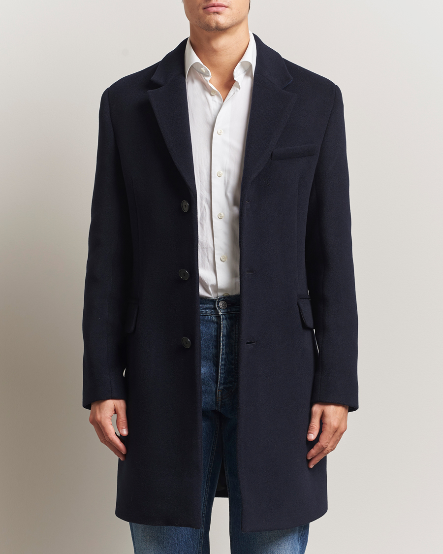 Herr | Jackor | Filippa K | William Wool Coat Navy
