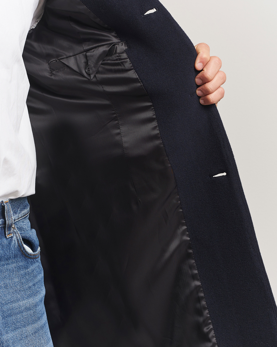 Herr | Jackor | Filippa K | William Wool Coat Navy