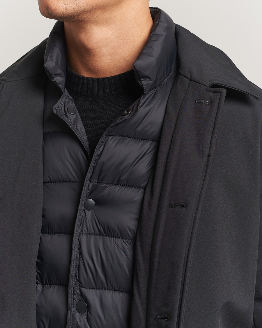 Herr | Jackor | KnowledgeCotton Apparel | Climateshell Padded Carcoat Black