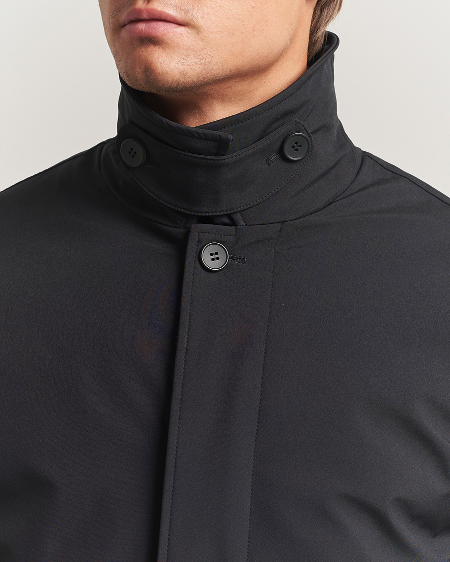 Herr | Jackor | KnowledgeCotton Apparel | Climateshell Padded Carcoat Black