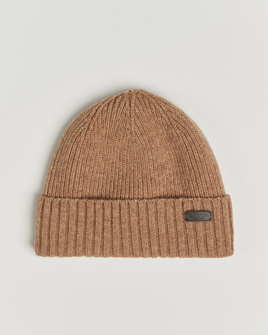 Herr | Mössor | Barbour Lifestyle | Carlton Wool Beanie Military Brown