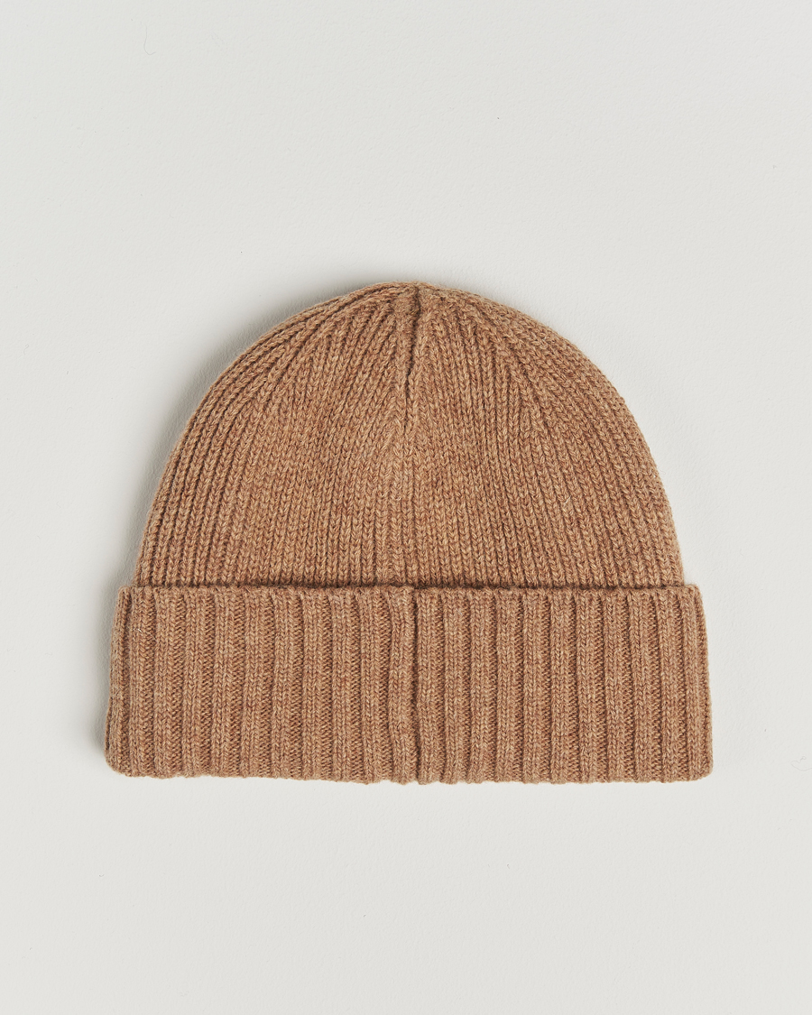 Herr | Mössor | Barbour Lifestyle | Carlton Wool Beanie Military Brown