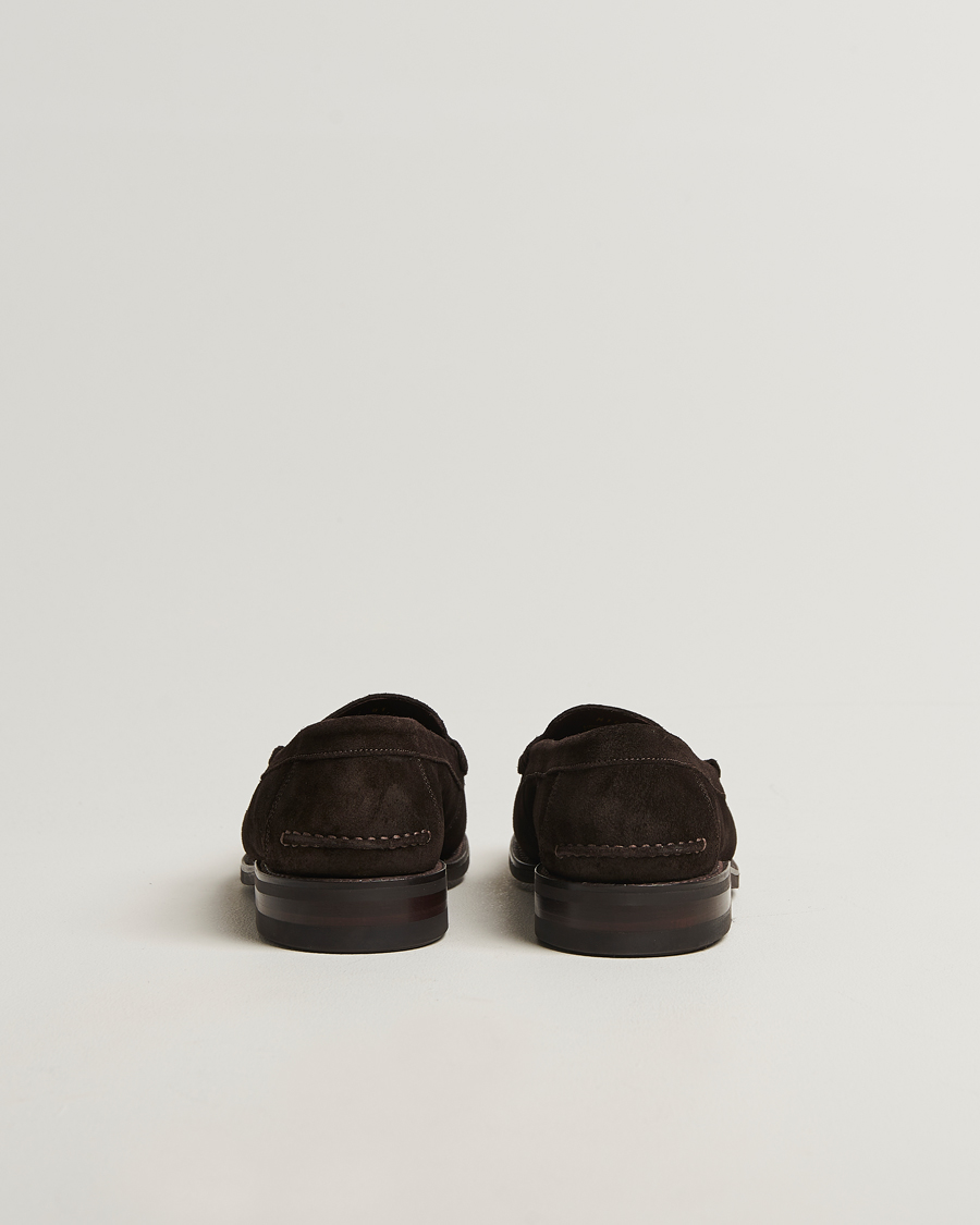 Herr | Loafers | Loake 1880 | Kingscliffe Suede Loafer Dark Brown