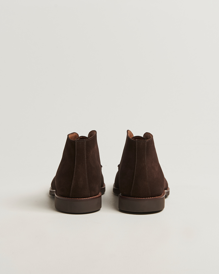 Herr | Kängor | Crockett & Jones | Bibury Chukka Boot Dark Brown Suede