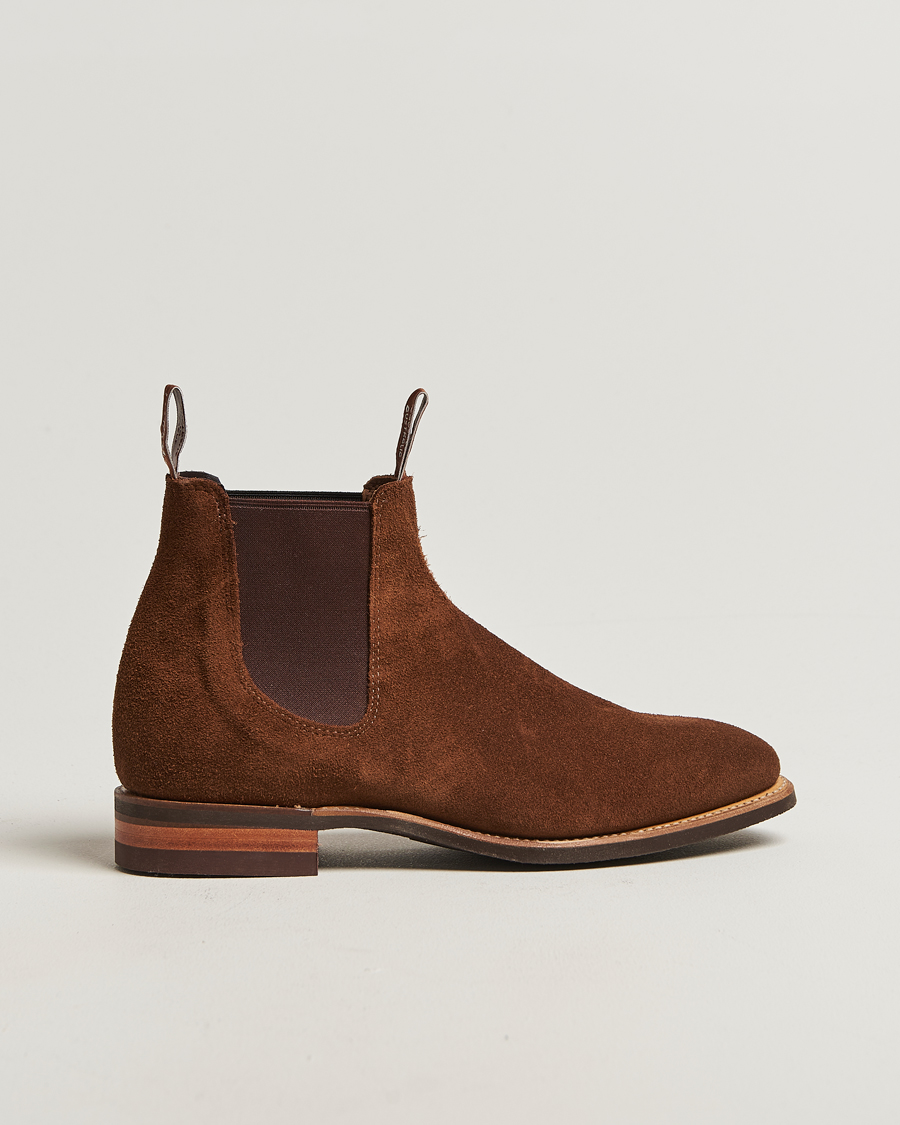 Herr | Kängor | R.M.Williams | Comfort Craftsman G Boot Dark Cedar Suede