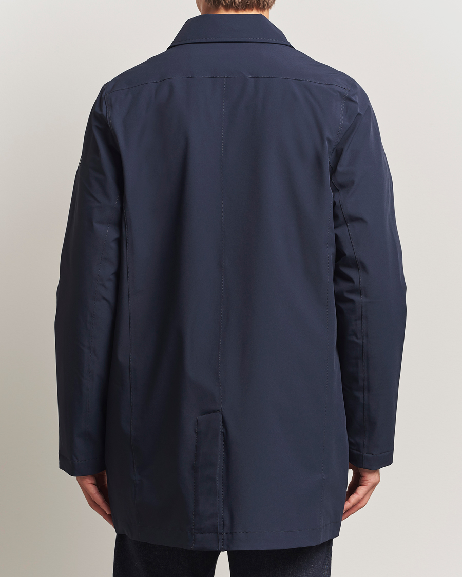 Herr | Jackor | Morris | Grant Car Coat Navy