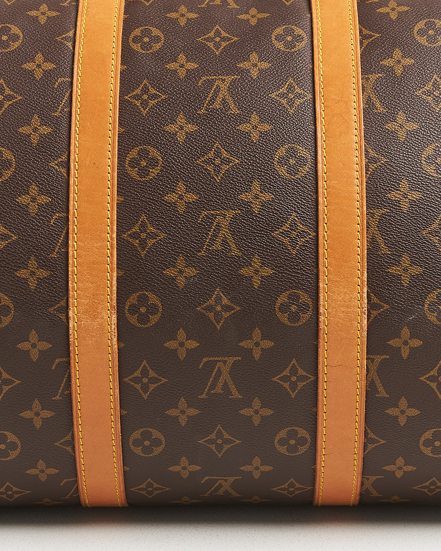 Herr | Pre-Owned & Vintage Bags | Louis Vuitton Pre-Owned | Keepall Bandoulière 55 Monogram