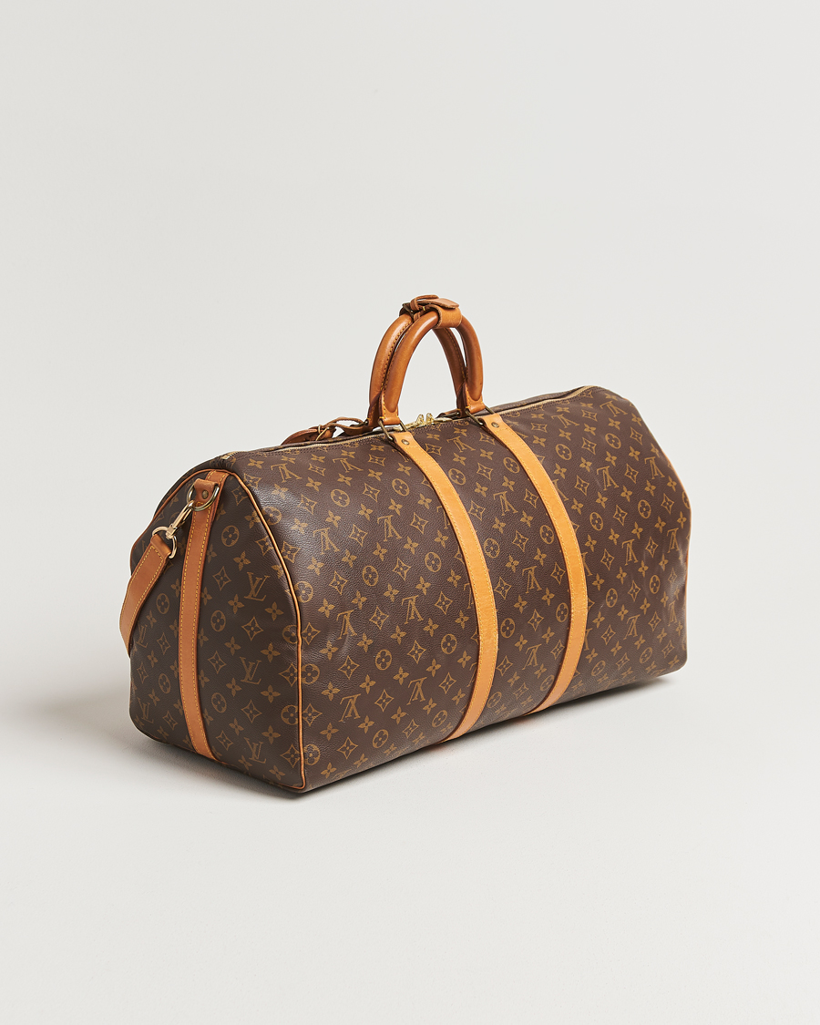 Herr | Pre-Owned & Vintage Bags | Louis Vuitton Pre-Owned | Keepall Bandoulière 55 Monogram