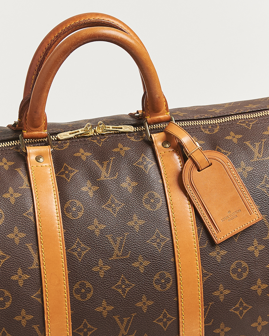 Herr | Pre-Owned & Vintage Bags | Louis Vuitton Pre-Owned | Keepall Bandoulière 55 Monogram