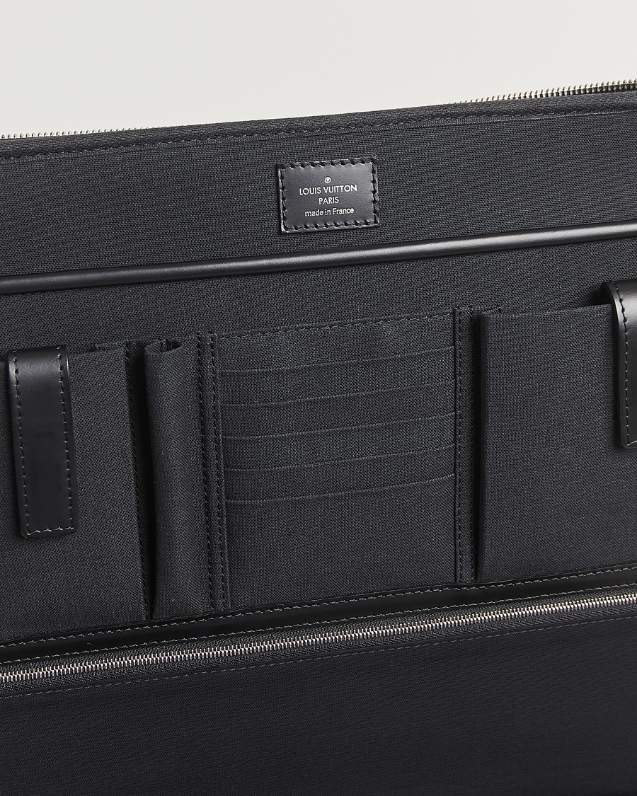 Herr | Pre-Owned & Vintage Bags | Louis Vuitton Pre-Owned | Steve Briefcase Damier Graphite