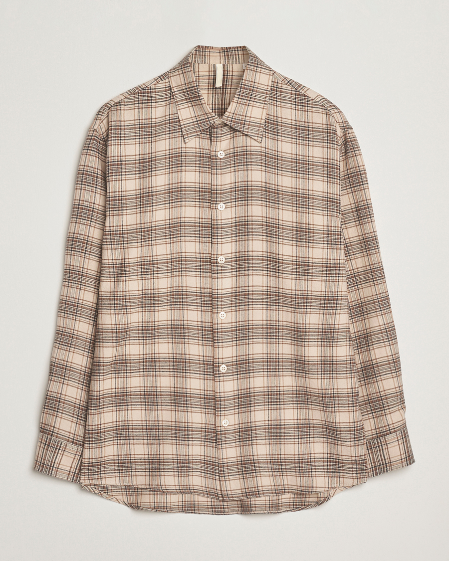 Herr | Skjortor | Sunflower | Studio Shirt Beige Check