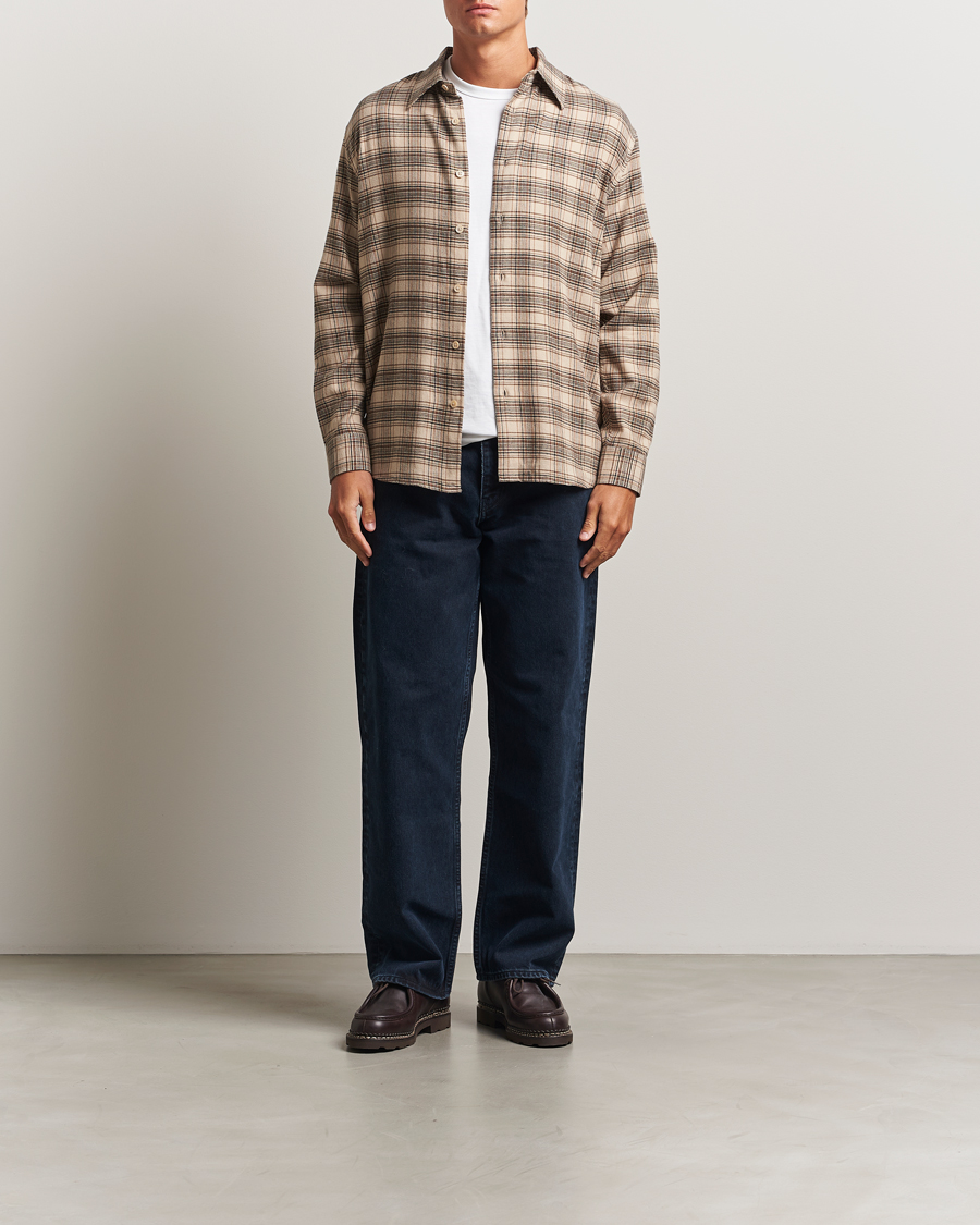 Herr | Skjortor | Sunflower | Studio Shirt Beige Check