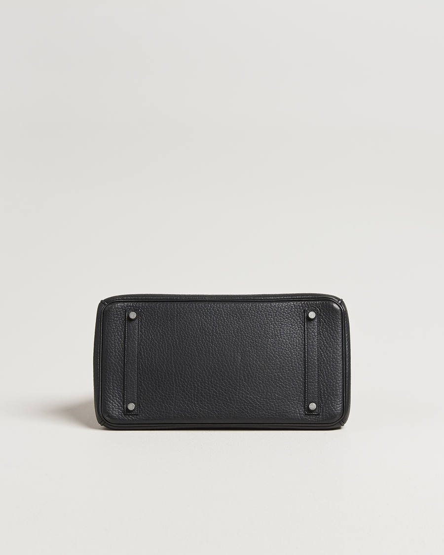 Herr | Pre-Owned & Vintage Bags | Hermès Pre-Owned | Birkin 35 Fjord Leather Black