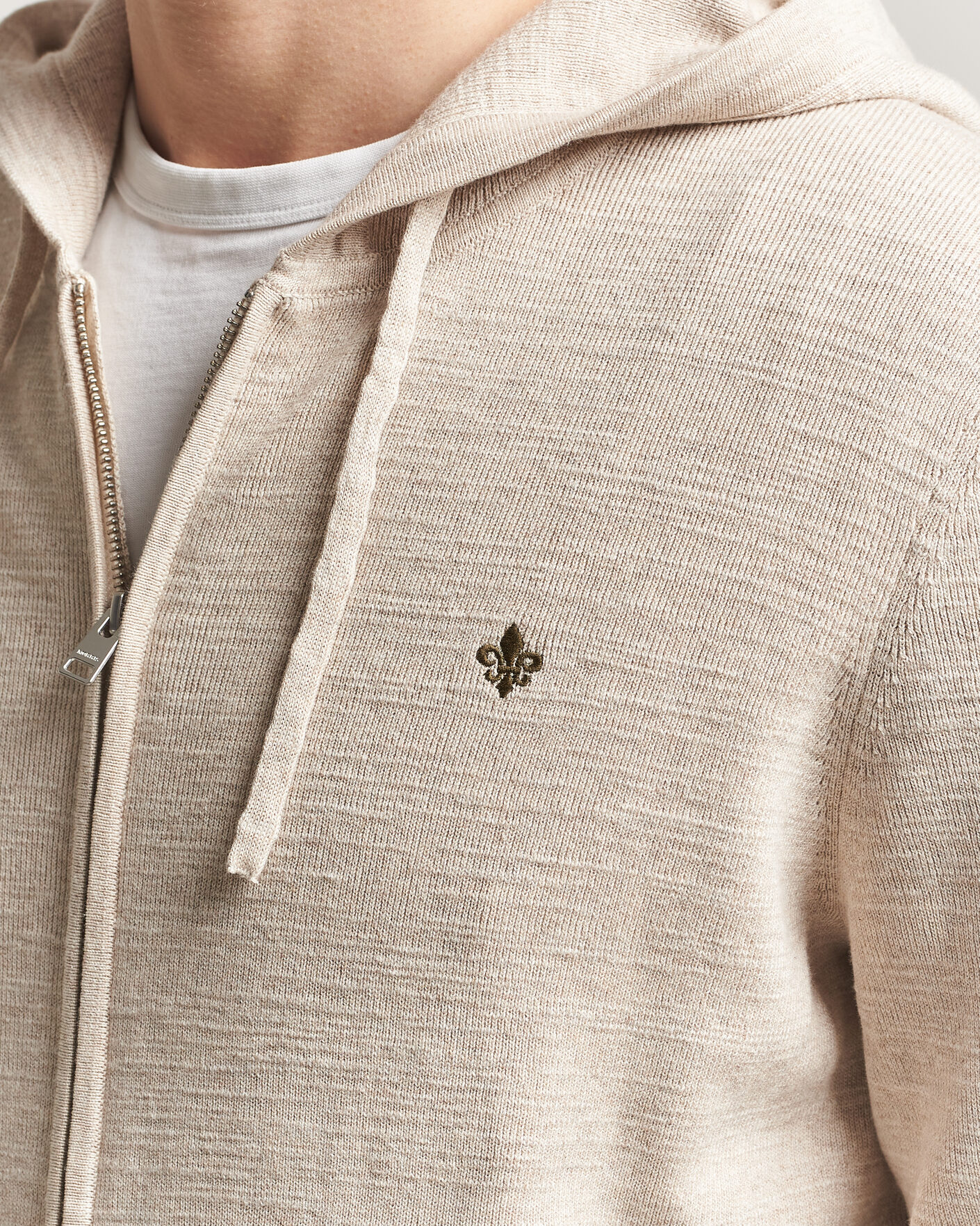 Herr | Tröjor | Morris | Randall Full-Zip Hoodie Khaki