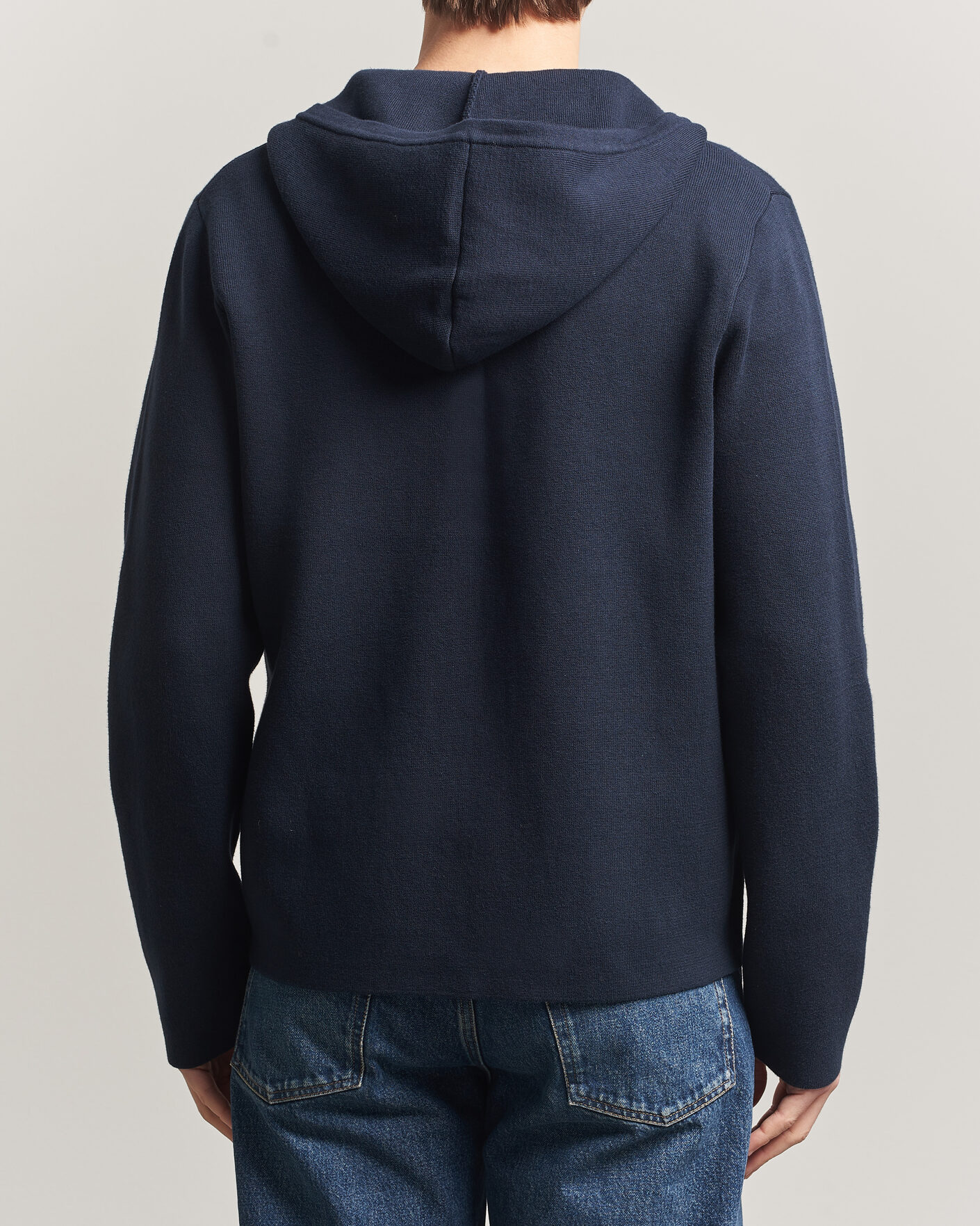 Herr | Tröjor | Samsøe Samsøe | Niklas Full Zip Hoodie Salute Navy