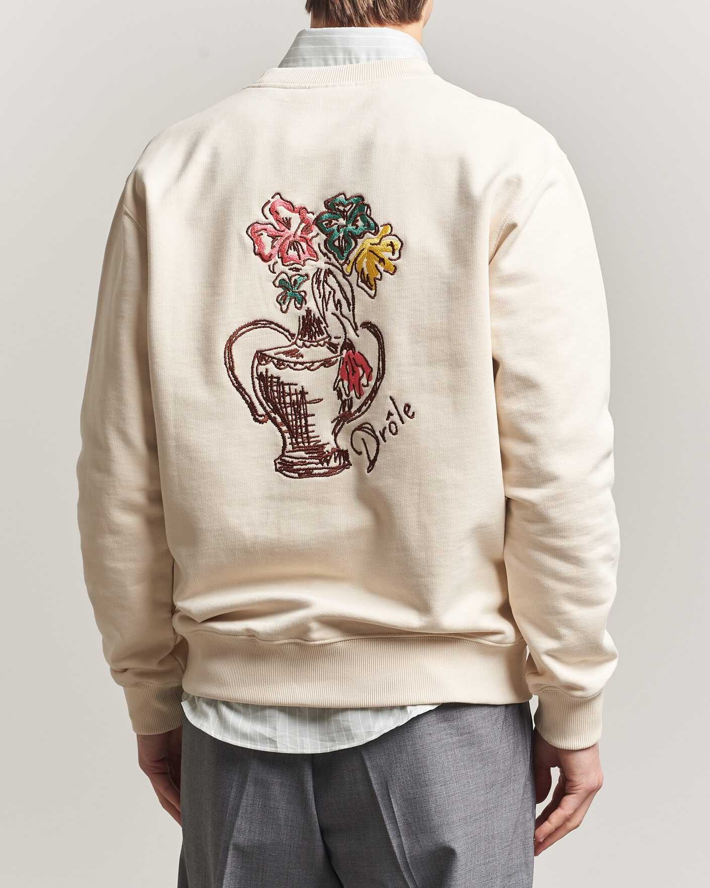 Herr | Tröjor | Drôle de Monsieur | Vase Havana Sweatshirt Sand