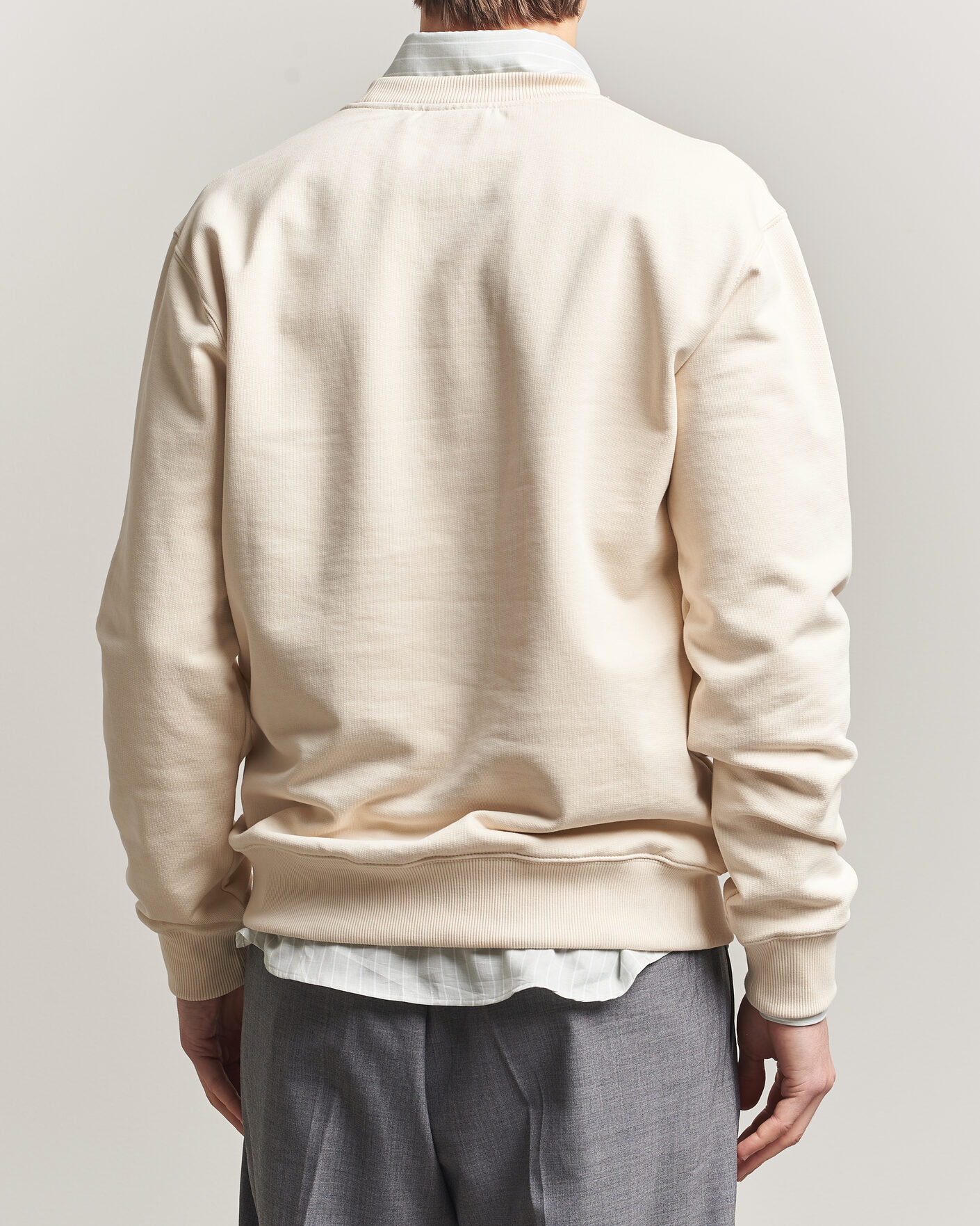 Herr | Tröjor | Drôle de Monsieur | Classic Slogan Sweatshirt Sand