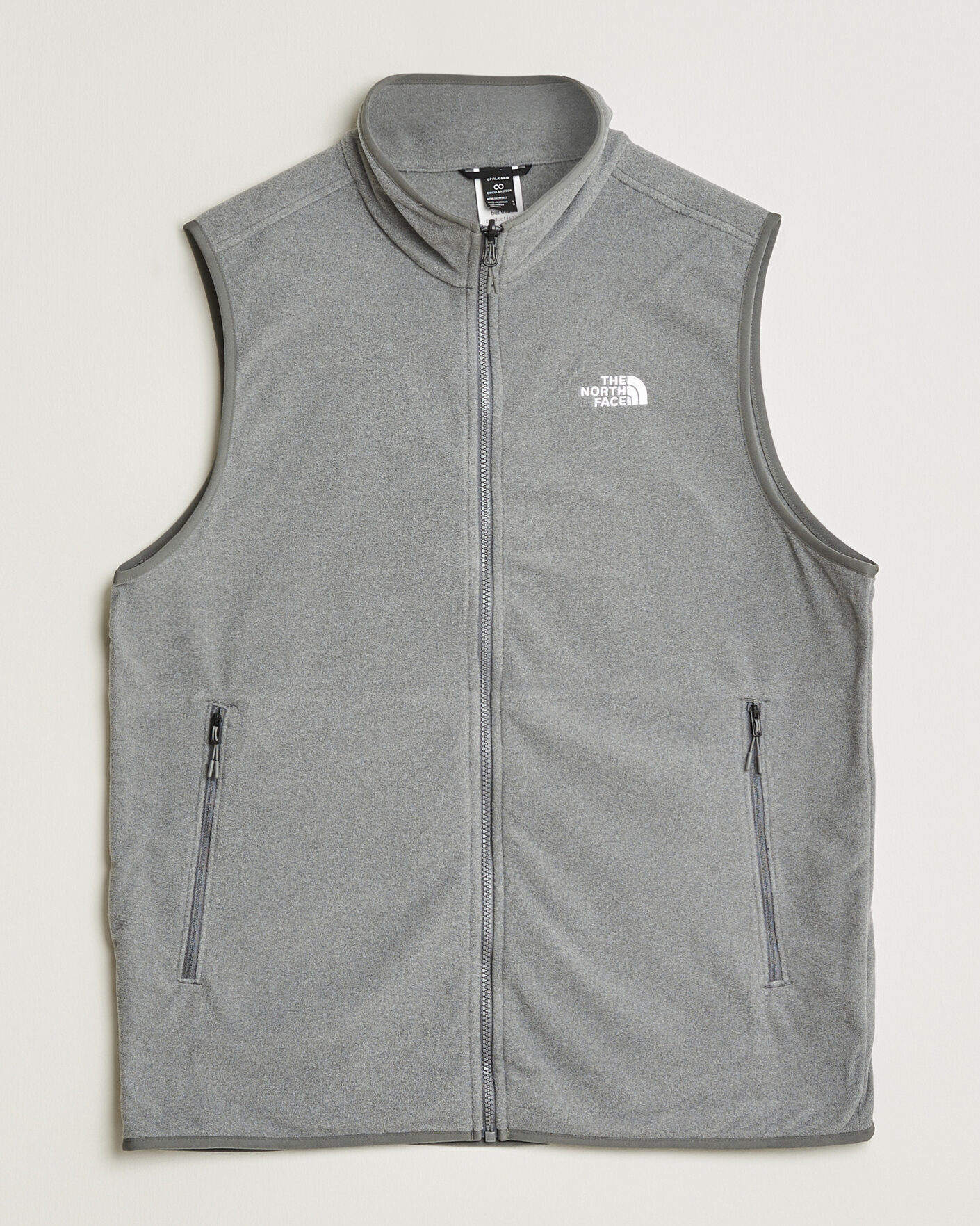 Herr | Västar | The North Face | Glacier Fleece Vest Grey