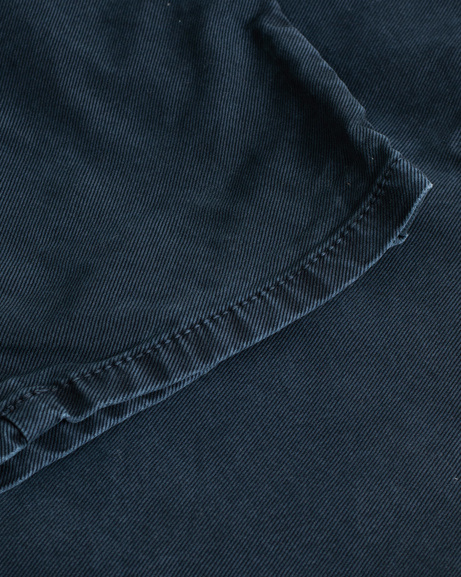 Herr |  | Pre-owned | Incotex Slim Fit Garment Dyed Washed Chino Navy