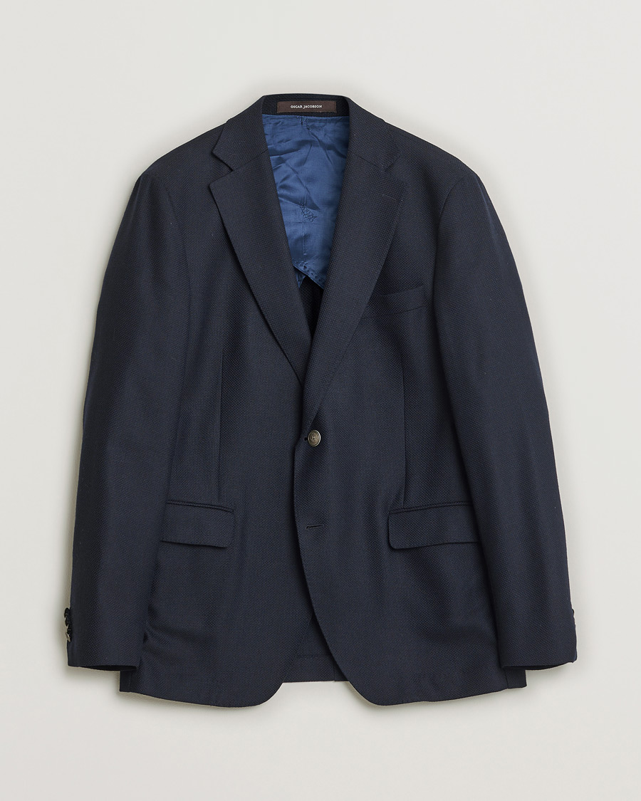 Herr | Pre-owned Kavajer | Pre-owned | Oscar Jacobson Ferry Wool Club Blazer Navy 54