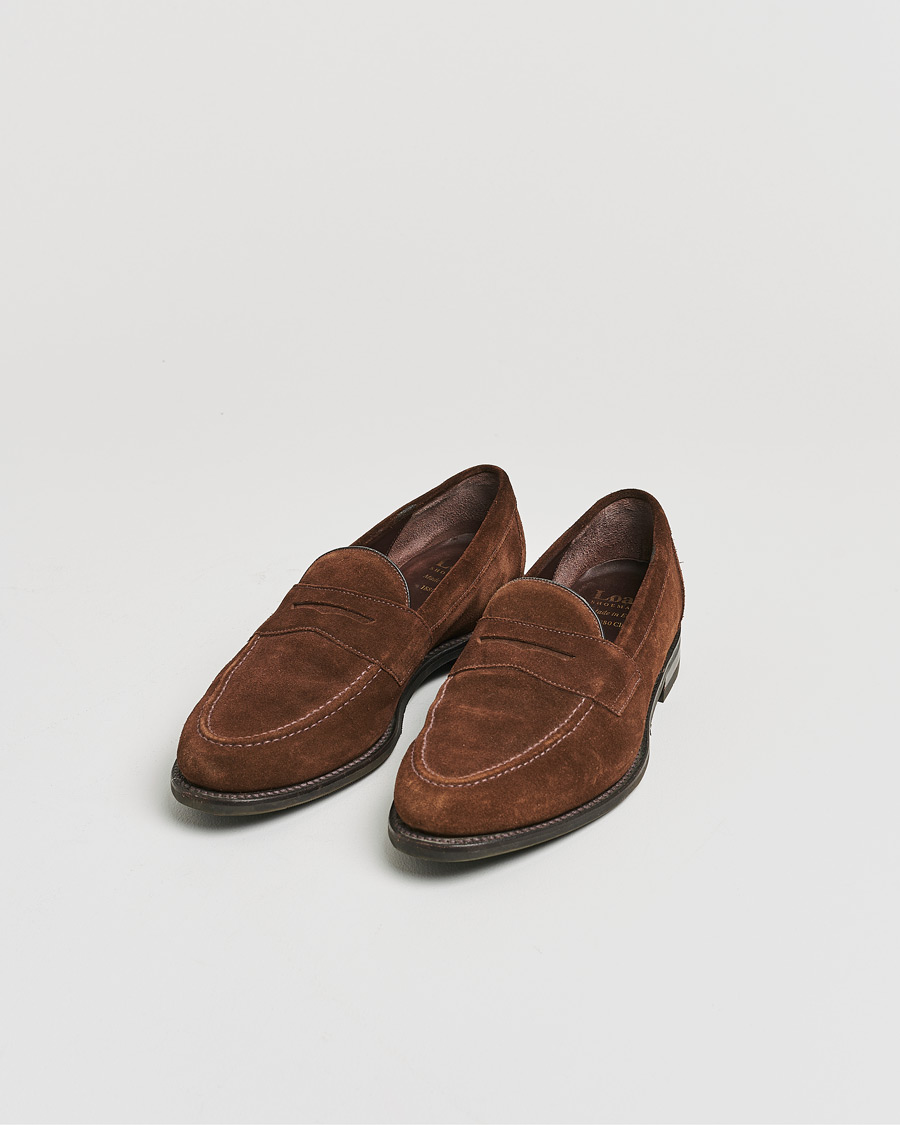 Herr | Loake 1880 Grant Shadow Sole Brown Suede | Pre-owned | Loake 1880 Grant Shadow Sole Brown Suede