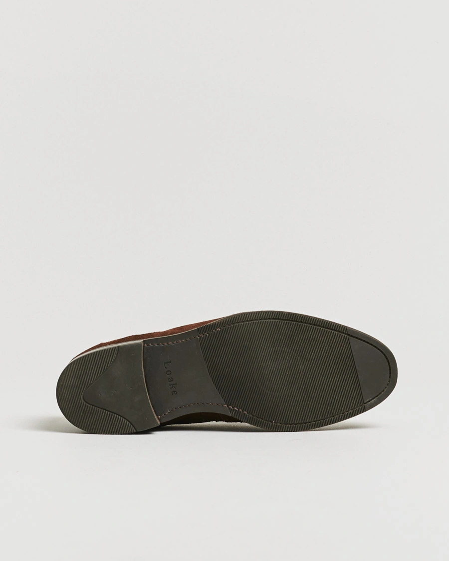 Herr | Loake 1880 Grant Shadow Sole Brown Suede | Pre-owned | Loake 1880 Grant Shadow Sole Brown Suede
