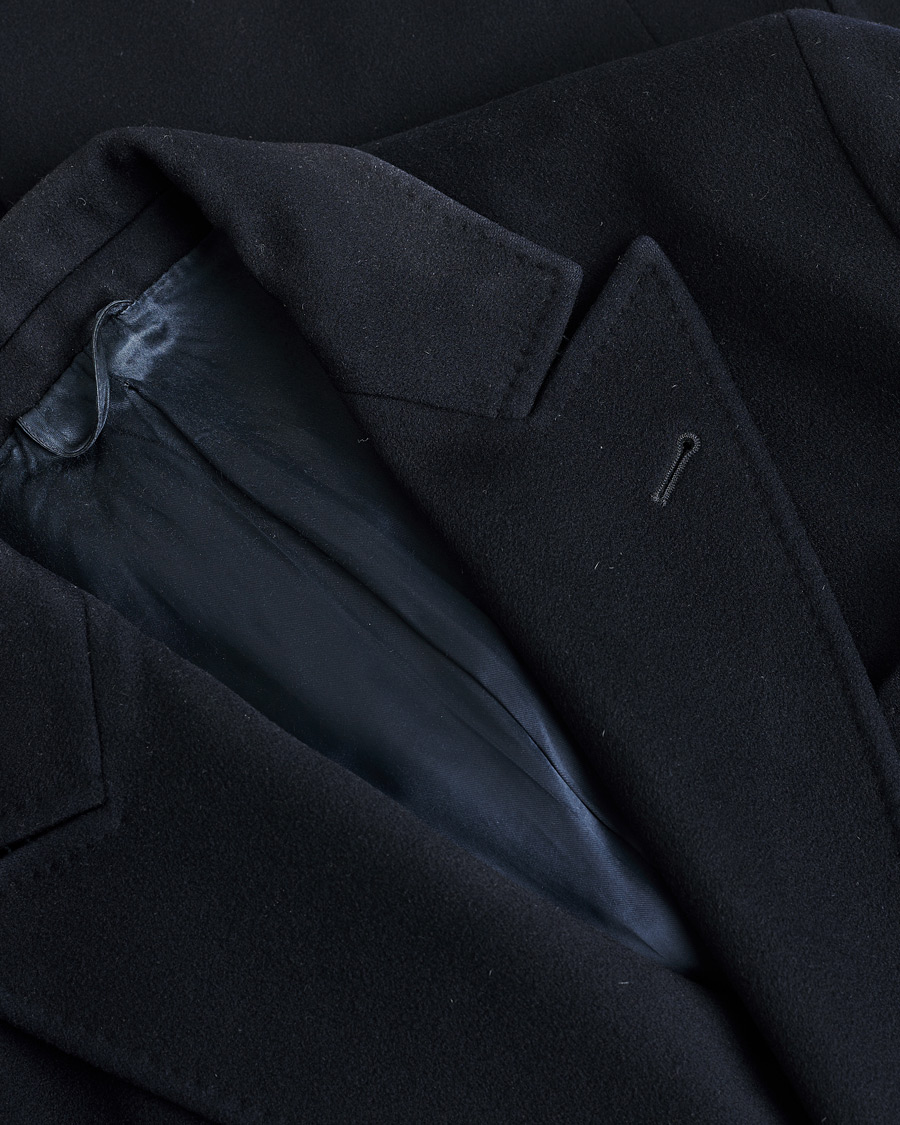 Herr | Pre-owned Jackor | Pre-owned | Aspesi Double Breasted Wool Coat Navy M
