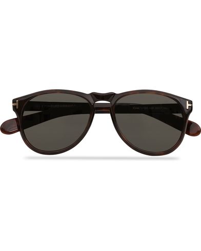  Flynn FT0291 Sunglasses Dark Havana