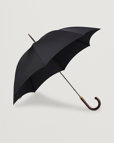  Polished Hardwood Umbrella Black