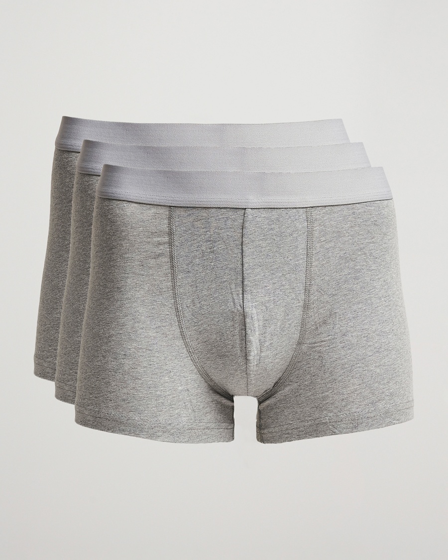 Herr | Gåvor | Bread & Boxers | 3-Pack Boxer Brief Grey Melange