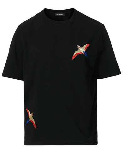 Axel Arigato Bird Crew Neck Tee Black Herr Care of Carl