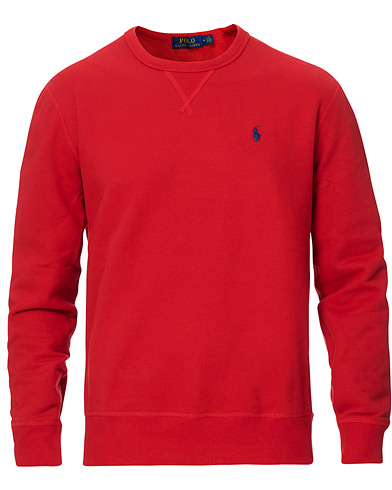 red polo crewneck