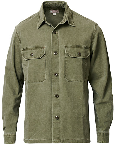  Duck Canvas Work Shirt Desert Olive