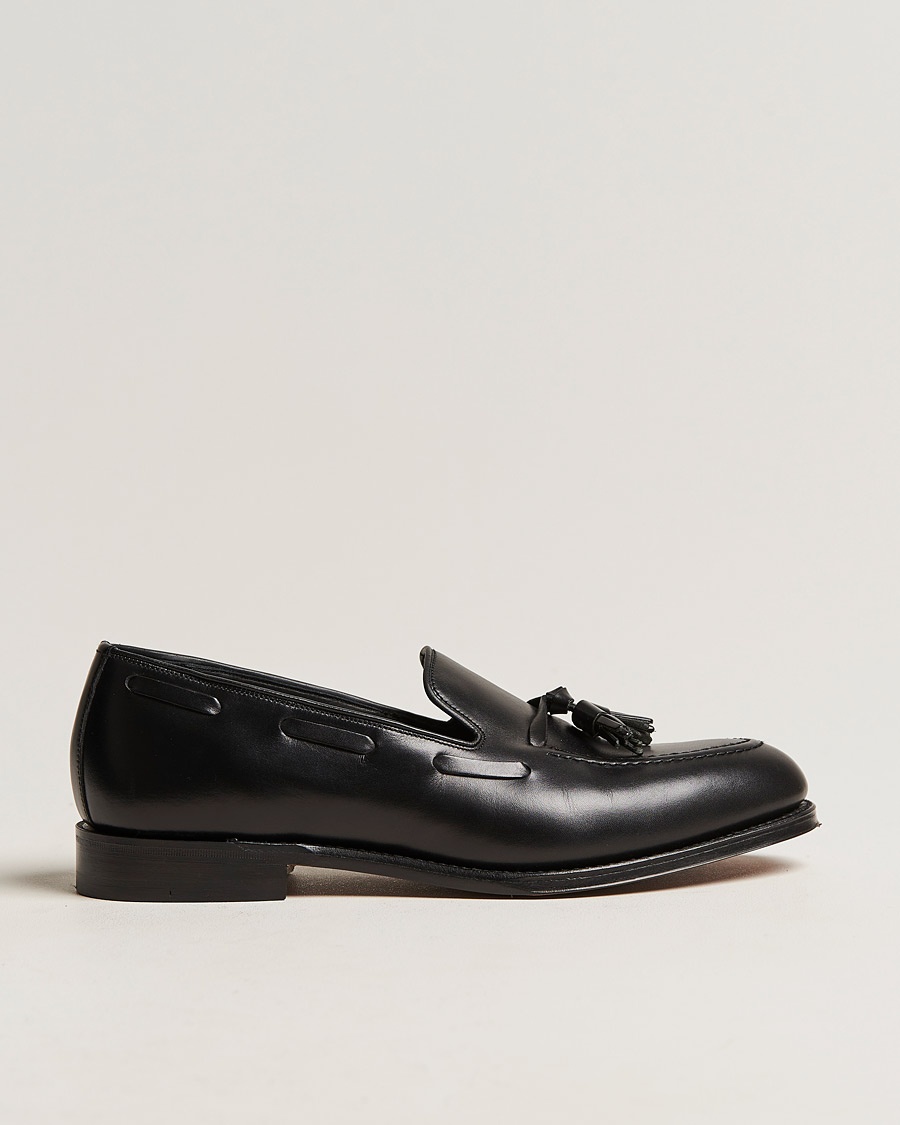 Herr | Handgjorda skor | Loake 1880 | Russell Tassel Loafer Black Calf