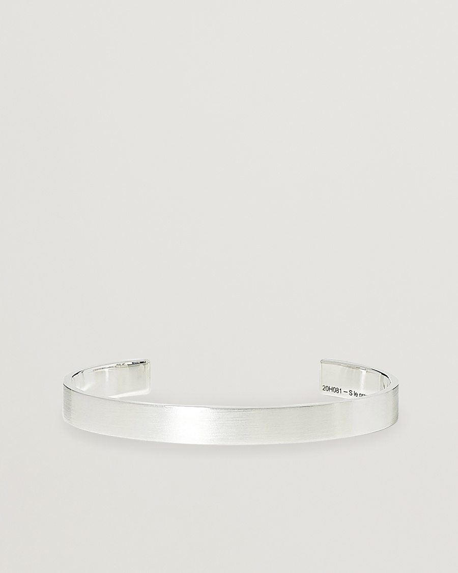 Herr | LE GRAMME | LE GRAMME | Ribbon Bracelet Brushed Sterling Silver 21g