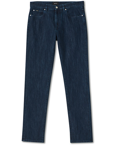 pinstripe blue jeans