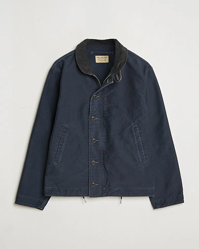 RRL Bower Deck Jacket Dark Navy – Blå